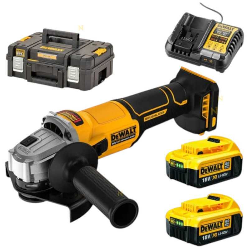 Dewalt DCG407M2T 18V XR 125 mm Kömürsüz Avuç Taşlama (2x4.0Ah)