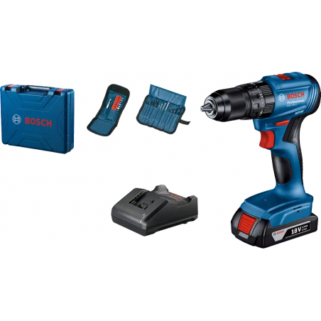 Bosch GSB 185-LI Akülü Darbeli Vidalama 18V 2x2.0Ah Kömürsüz-06019K3104