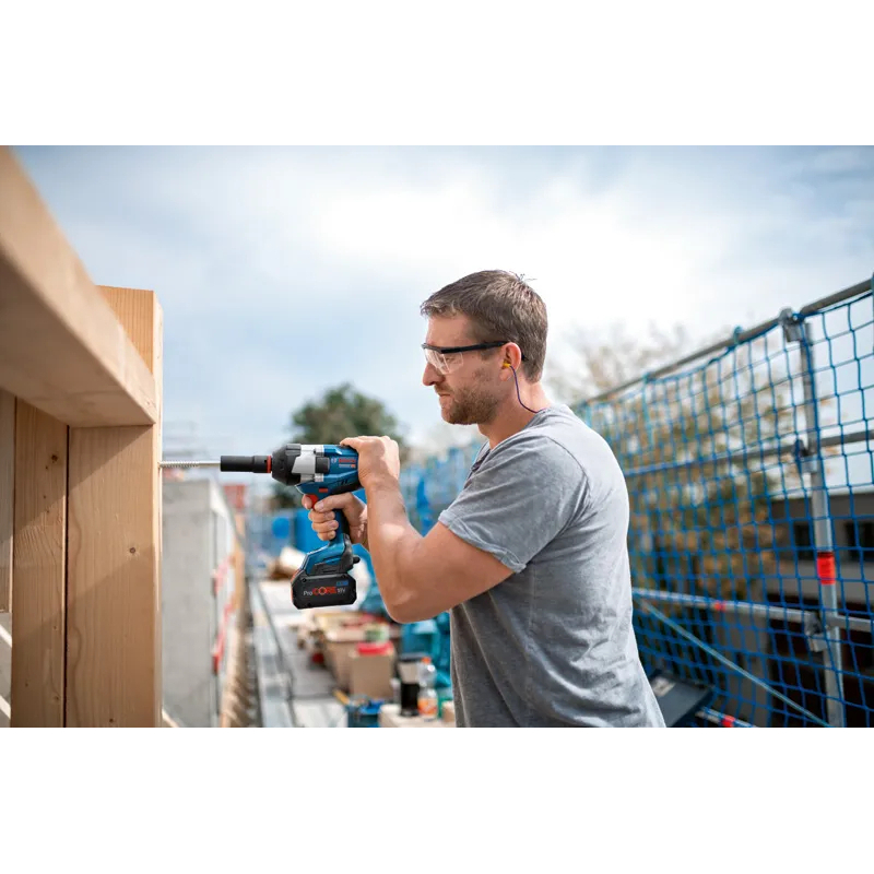 Bosch GDS 18V-1050 H Solo Akülü Darbeli Somun Sıkma 18V 1050 Nm (Akü ve Şarj Cihazı Yok)-06019J8500