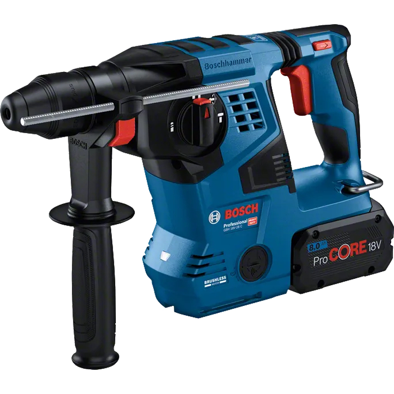 Bosch GBH 18V-28 C Solo Akülü SDS Plus Kırıcı Delici 18V 3.3J (Akü ve Şarj Cihazı Yok)-0611920000